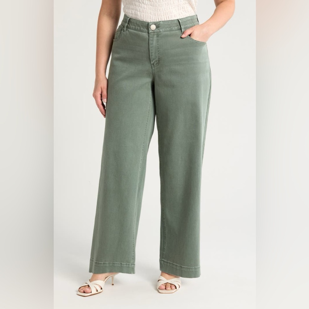 Wit & Wisdom ‘Ab'Solution High Waist Wide Leg Jeans-like new